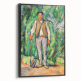Impressionism Wall Art - Portrait of a Gardener - Cezanne’s Vibrant Nature Scene