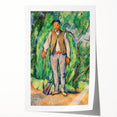 Impressionism Wall Art - Portrait of a Gardener - Cezanne’s Vibrant Nature Scene