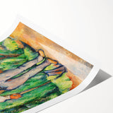 Impressionism Wall Art - Portrait of a Gardener - Cezanne’s Vibrant Nature Scene