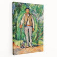Impressionism Wall Art - Portrait of a Gardener - Cezanne’s Vibrant Nature Scene