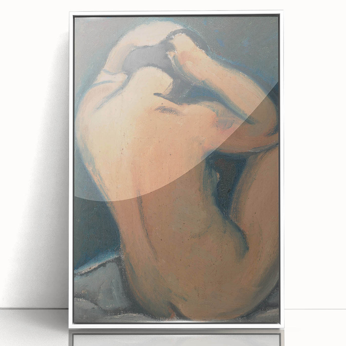 Elegant Nude Study - Modern Wall Art of Figurative Expression