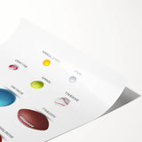 Sports Balls Educational Wall Art - Kids' Learning Poster