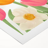 Floral Butterfly Nursery Art for Kids – Children's Wall Decor