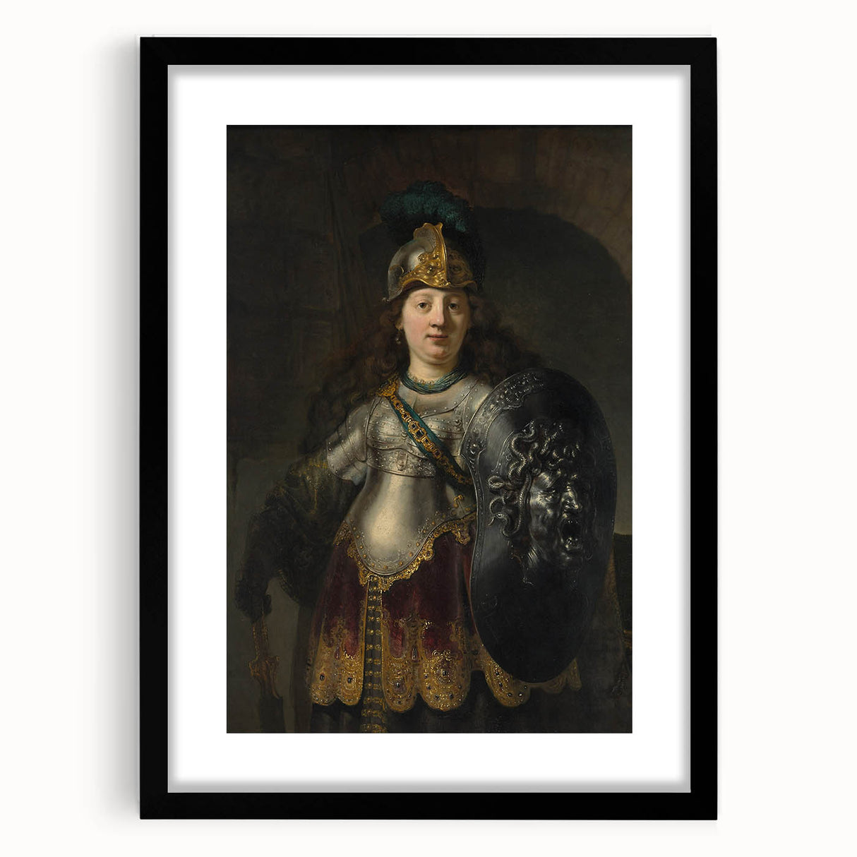 Baroque Warrior Art Print - Classic Historical Art with Detailed Designs