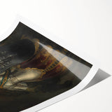 Baroque Warrior Art Print - Classic Historical Art with Detailed Designs