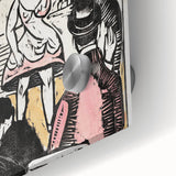 Ernst Ludwig Kirchner's Singer Scene - Vibrant Expressionist Artwork