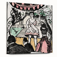 Ernst Ludwig Kirchner's Singer Scene - Vibrant Expressionist Artwork