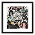 Ernst Ludwig Kirchner's Singer Scene - Vibrant Expressionist Artwork