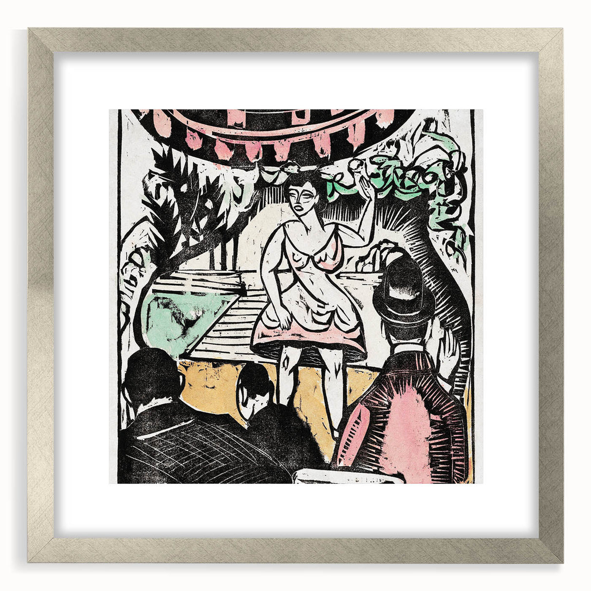 Ernst Ludwig Kirchner's Singer Scene - Vibrant Expressionist Artwork