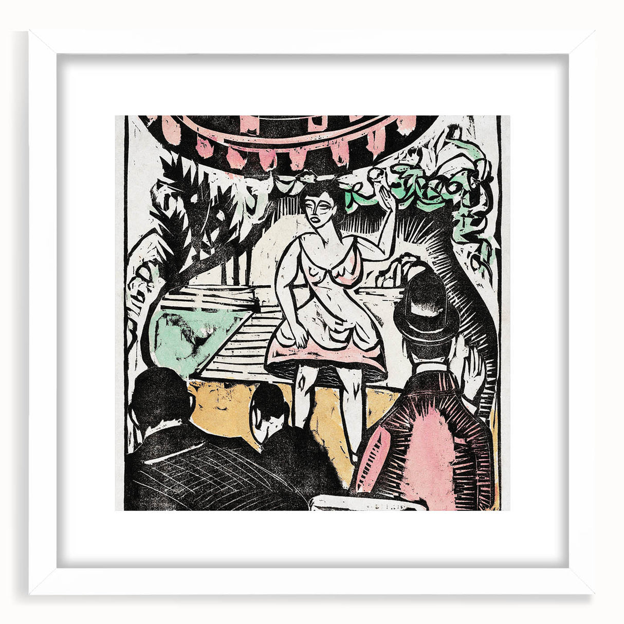 Ernst Ludwig Kirchner's Singer Scene - Vibrant Expressionist Artwork