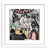 Ernst Ludwig Kirchner's Singer Scene - Vibrant Expressionist Artwork