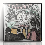 Ernst Ludwig Kirchner's Singer Scene - Vibrant Expressionist Artwork