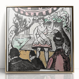 Ernst Ludwig Kirchner's Singer Scene - Vibrant Expressionist Artwork