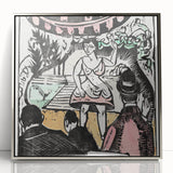 Ernst Ludwig Kirchner's Singer Scene - Vibrant Expressionist Artwork