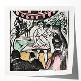 Ernst Ludwig Kirchner's Singer Scene - Vibrant Expressionist Artwork