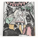 Ernst Ludwig Kirchner's Singer Scene - Vibrant Expressionist Artwork