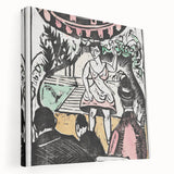 Ernst Ludwig Kirchner's Singer Scene - Vibrant Expressionist Artwork