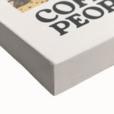 Large art featuring a black and white landscape painting on stretched canvas, ideal for bedroom wall decor.