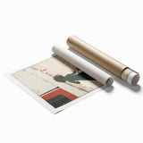 Vintage Street Scene - Modern Wall Art of Little Laundress in Paris