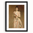 Classical Realism Portrait - Elegant Victorian Lady Realistic Wall Art