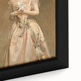 Classical Realism Portrait - Elegant Victorian Lady Realistic Wall Art