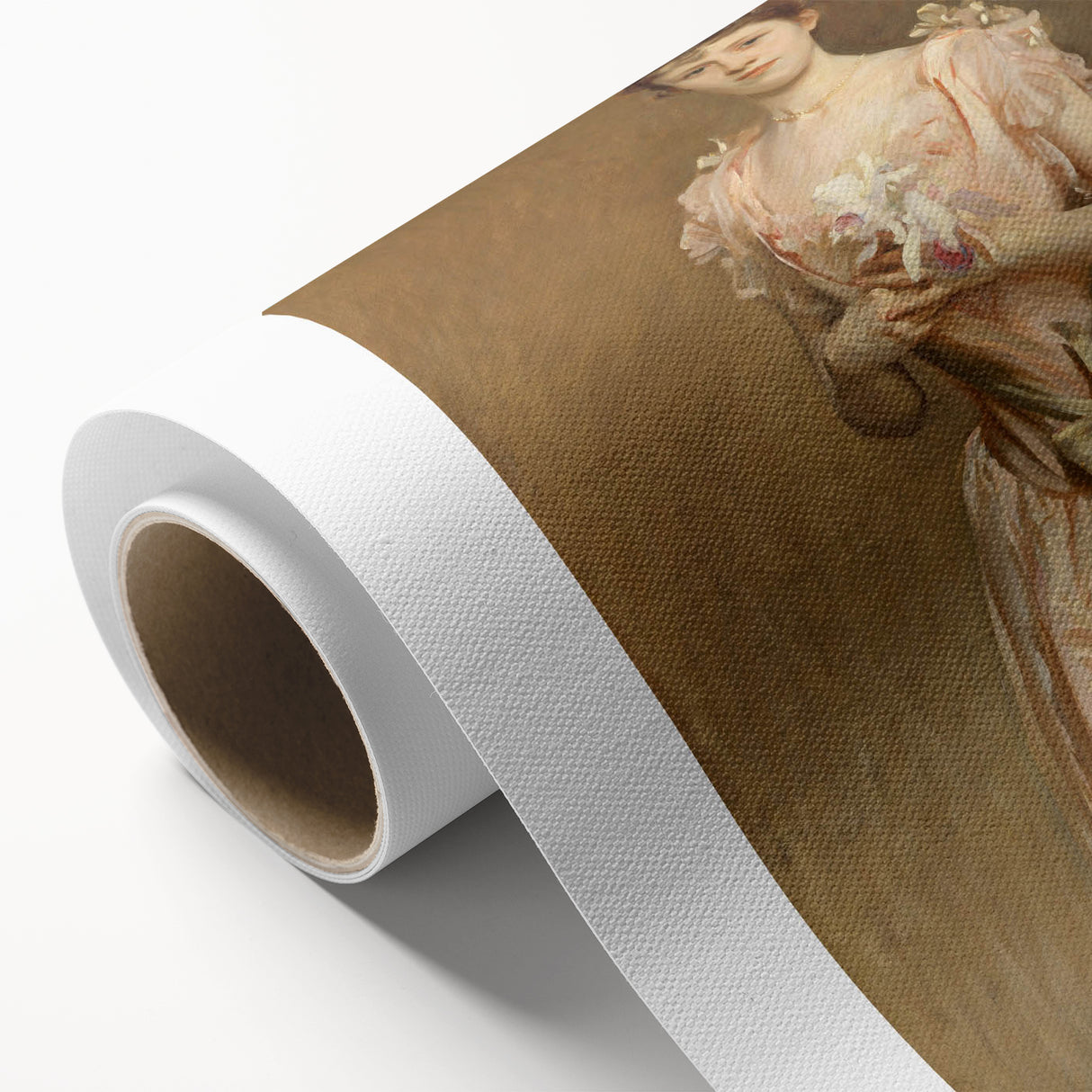 Classical Realism Portrait - Elegant Victorian Lady Realistic Wall Art