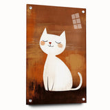 Playroom Wall Art – Cute Cat Illustration for Children's Wall Decor