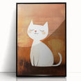 Playroom Wall Art – Cute Cat Illustration for Children's Wall Decor