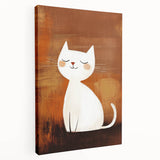 Playroom Wall Art – Cute Cat Illustration for Children's Wall Decor