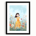 Floral Girl Nursery Wall Art - Baby Room & Kids Room Decor