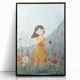 Floral Girl Nursery Wall Art - Baby Room & Kids Room Decor