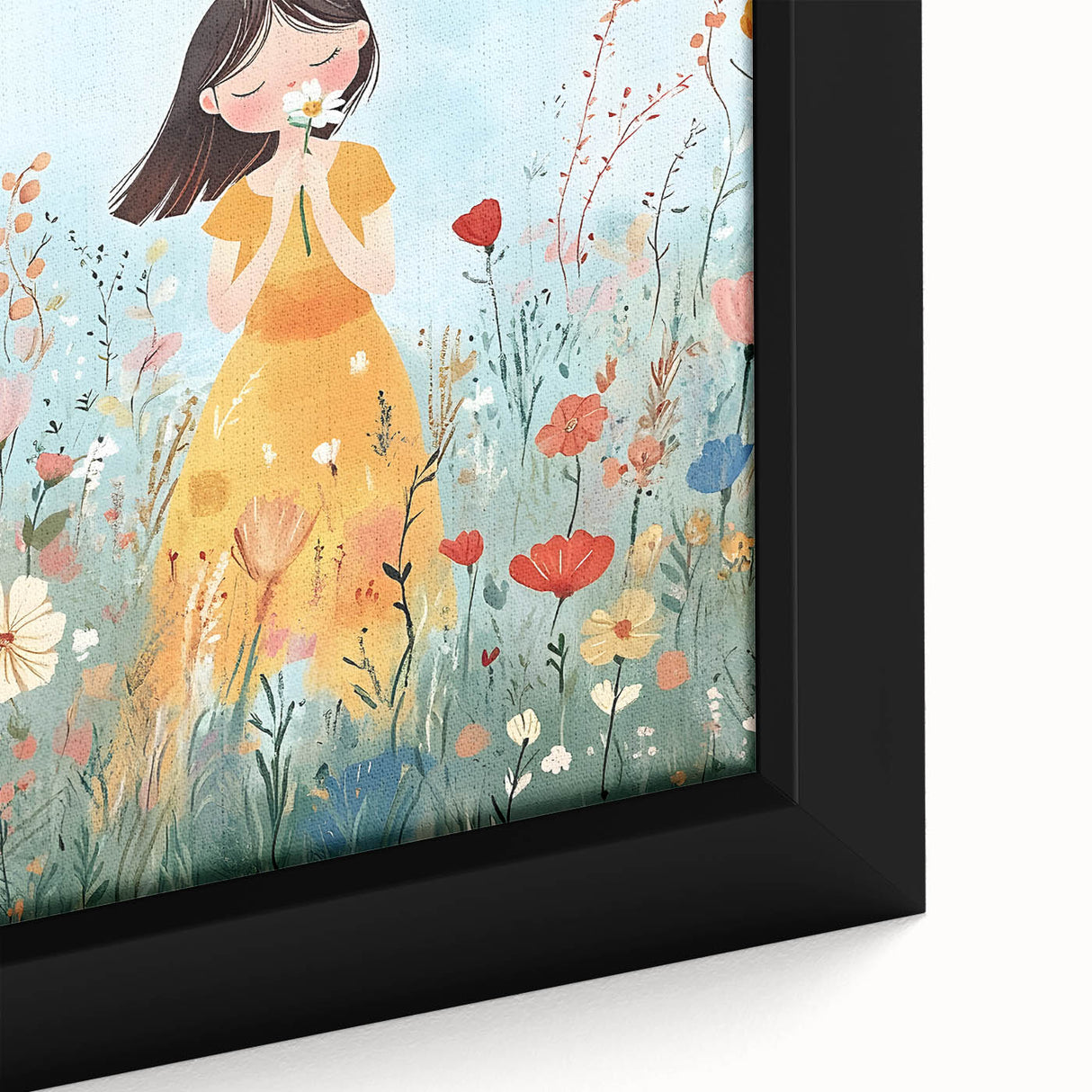 Floral Girl Nursery Wall Art - Baby Room & Kids Room Decor