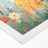 Floral Girl Nursery Wall Art - Baby Room & Kids Room Decor