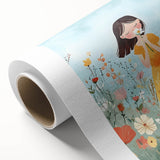 Floral Girl Nursery Wall Art - Baby Room & Kids Room Decor