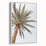 Vintage poster art featuring a vibrant, colorful summer scene on a large framed canvas, ideal for living room decor.