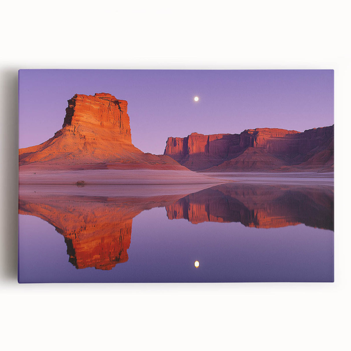 Majestic cliff landscape on stretched canvas, showcasing vibrant colors and intricate details, perfect for enhancing modern home decor or art collections.