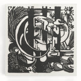 Franz Marc's Lizards (1912) - Bold Black & White Expressionist Art