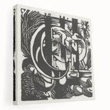 Franz Marc's Lizards (1912) - Bold Black & White Expressionist Art