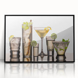 Large abstract wall art featuring swirling black and white patterns on acrylic, framed in black.