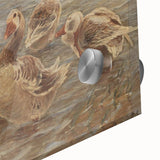Geese on Saltholm by Philipsen: Rustic Impressionist Wildlife Wall Art