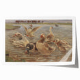Geese on Saltholm by Philipsen: Rustic Impressionist Wildlife Wall Art