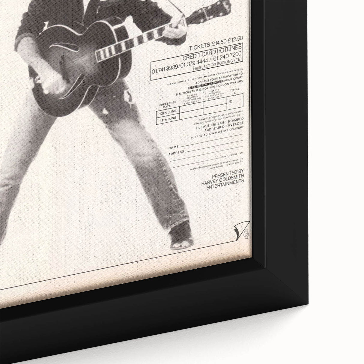 George Michael Retro Wall Art - Vintage The Faith Tour Poster