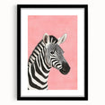 Zebra Nursery Wall Art - Baby Room & Kids Room Decor