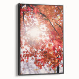 Framed canvas featuring a black and white vintage landscape painting, ideal for bedroom wall art.