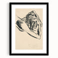 Lost in Thought - Minimalist Expressionist Sketch Wall Art