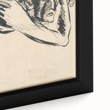 Lost in Thought - Minimalist Expressionist Sketch Wall Art