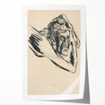 Lost in Thought - Minimalist Expressionist Sketch Wall Art