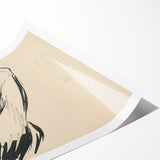 Lost in Thought - Minimalist Expressionist Sketch Wall Art