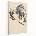 Lost in Thought - Minimalist Expressionist Sketch Wall Art