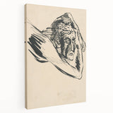 Lost in Thought - Minimalist Expressionist Sketch Wall Art